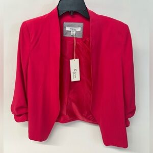 NWT C by One Chic Magenta Women's Medium Blazer